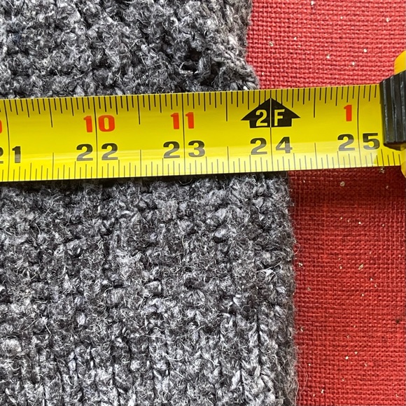 New Directions Woman Open Cardigan Sweater Gray White Tweed Single Button 2X - Picture 10 of 10